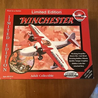 GEARBOX LIMITED EDITION WINCHESTER GRUMMAN GOOSE REPLICA COIN BANK AIRPLANE NIB - Image 1 of 4