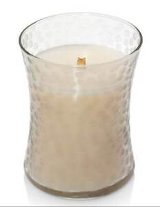 Woodwick hearthwick Medium Candle Jar Céramique cheminée collection Hourglass