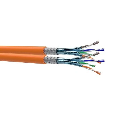 Germany B.e.s.t CAT 7 Verlegekabel Duplex Gigabit Netzwerkkabel Kupfer 50-250 m - Bild 1 von 4