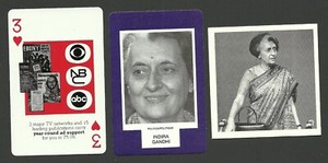 Indira Gandhi A Fab Card Collection Prime Minister India