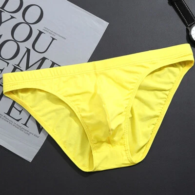 Men G-string Thong Bulge Pouch Panties Bikini T-back Underwear Pants Brief Tanga - Imagem 1 de 4