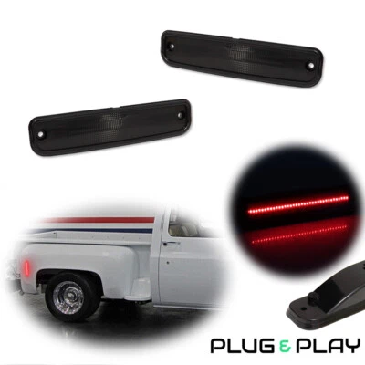Smoked LED Side Marker Light 1973-1980 GMC Chevy Pickup Blazer Suburban Jimmy US - Image 1 of 4
