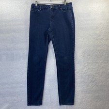 Buffalo David Bitton Women's 10/30 Jeans Blue Denim Tapered Leg Stretch Mid Rise
