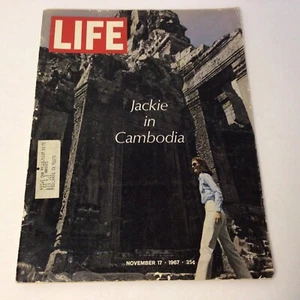 Vtg Life Magazine “Jackie in Cambodia” November 1967 - Picture 1 of 8