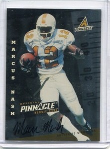 1998 Score - MARCUS NASH - Pinnacle Autograph Rookie /500 - TENNESSEE VOLUNTEERS