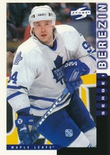 1997-98 Score #145 SERGEI BEREZIN - Toronto Maple Leafs Cologne Sharks