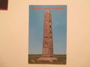 Nebraska Postkarte Massaker Canyon Monument Hitchcock County NE - Bild 1 von 2
