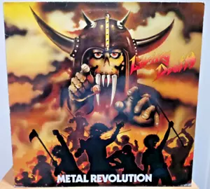 LIVING DEATH - Metal Revolution (1985 Earthshaker Records GER) Original VINYL LP - Picture 1 of 7