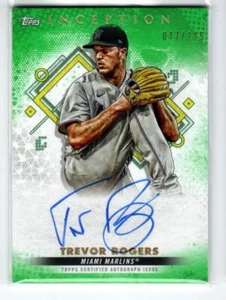 2022 Topps Inception Rookie AUTO Green #BRESTR Trevor Rogers /125 - Picture 1 of 1