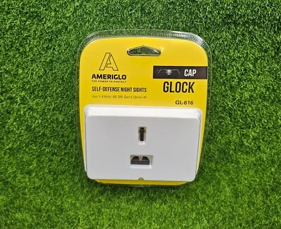 Mira noturna AmeriGlo CAP para Glock 17 19 22 23 24 26 27 33 34 35 37 38 39 GL-616 - Imagem 1 de 4