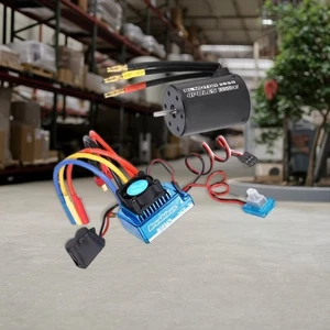 3650 3900KV Brushless Motor +120A ESC Combo Set for 1/10 1/8 RC Car AccessorieCl - Picture 1 of 10