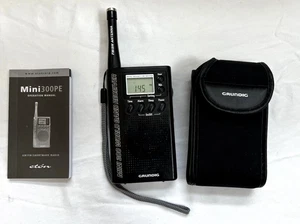 Grundig Mini 300 World Band Receiver Case Manual Portable Radio AM/FM/SW Working - Picture 1 of 12