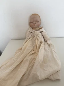 Vintage China Doll/Baby Doll In Dress - Picture 1 of 4
