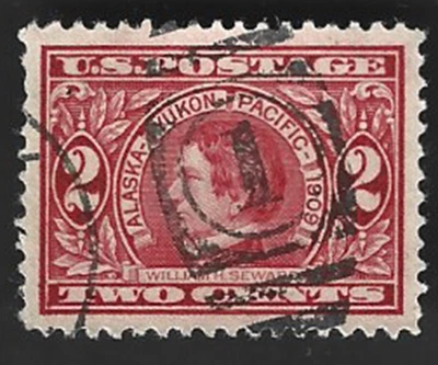 Sc 370 2c 1909 Yukon-Alaska Pacific - Exposition P.12 - CDS &Numeral "1" (A-5) - Image 1 of 2