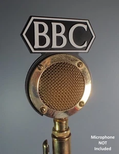 BBC Reproduktion Flagge 4 Silber & Steinadler Astatic D-104 Vintage Mikrofone - Bild 1 von 11