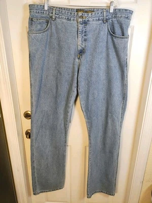 CABELA'S Men's 40/36(38 actual) Relaxed Fit Roughneck Light Wash Blue Jean Pants - Image 1 of 4