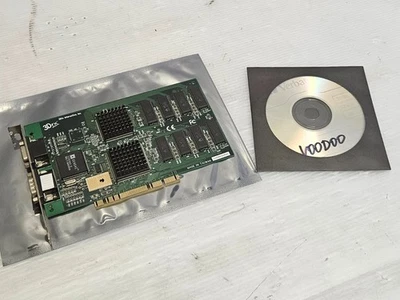 3Dfx Voodoo 1 4MB, PCI, A-Trend Helios 3D ATC-2465 CD With Drivers, Working 100% - Image 1 of 4