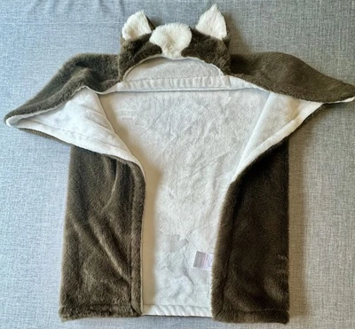 Детское одеяло с капюшоном Little Miracle | Белка-летяга | Редко использовалось - Изображение 1 из 4