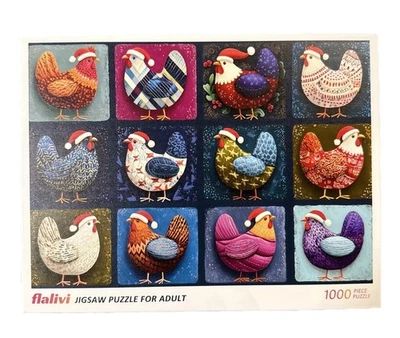 Christmas 🎄 Chickens 1000 Pieces Free Shipping - Image 1 of 3