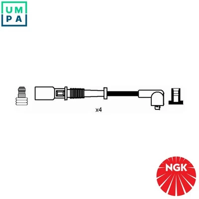 IGNITION CABLE KIT 44283 FOR FIAT SIENA SEICENTO/600/Hatchback/Van TIPO ALBEA - Image 1 of 4