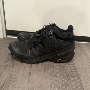 Zapatos Salomon para mujer 8 Speedcross 5 negros Phantom Trail Running EXCELENTES - Imagen 1 de 14