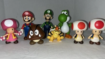 "Lote de 8 personajes de Super Mario Brothers 3""-5,5""" Foto 1 de 4
