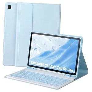 Keyboard Case for Samsung Galaxy S6 Lite 10.4" 2022/2020,Case with Blue - Picture 1 of 8