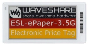 Waveshare ESL-ePaper-3.5G, E-Paper-Farb-Display, 384 × 184 Pixel, BLE 5.1, 1200 - Bild 1 von 10