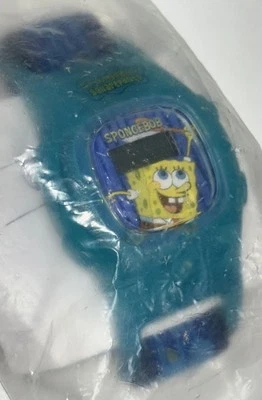 Reloj digital Bob Esponja Pantalones Cuadrados Kellogg’s Nickelodeon 2004 sellado Foto 1 de 3