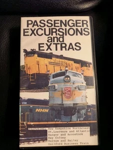 Passenger Excursions Featuring NH North Coast, Bangor Etc. VHS Railroad Trains - Foto 1 di 4
