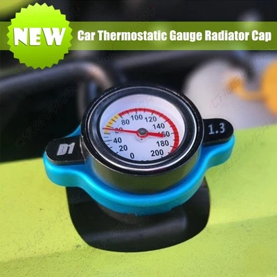 Tapa de radiador termostático termostático de 1,3 bar accesorio medidor de temperatura del agua Foto 1 de 4