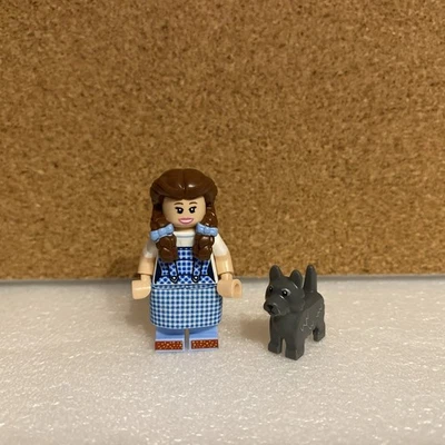 LEGO Dorothy and Toto Minifigures- 2 Face with Skirt -71023 Wizard of Oz - Image 1 of 4