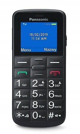 Teléfono móvil Panasonic KX-TU110 32 MB / 512 MB 2G negro para personas mayores - Imagen 1 de 4