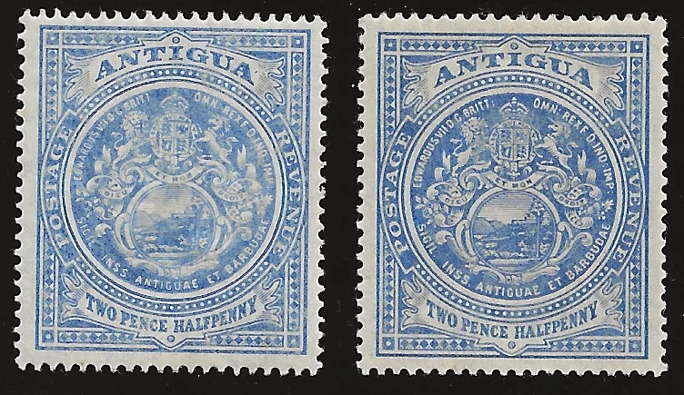 Antigua, SG 46, 46a, como nuevo C.V £61 Foto 1 de 1