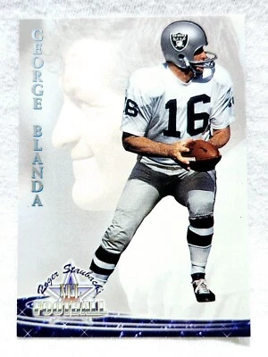 1994 Ted Williams Card Company Roger Staubach's NFL Football George Blanda #45 - Image 1 of 2