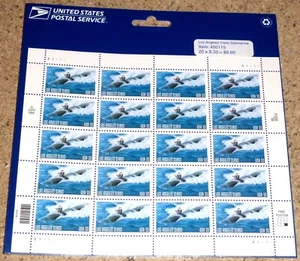 USPS 2000 Sheet 20 "Los Angeles Class Submarine" 33¢ Stamps USA Scott 3408 MNH - Picture 1 of 3