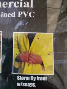 BOSS - LARGE - 35 Mil Jacket - Detachable Hood - Commercial Polyester PVC -  - Picture 1 of 7