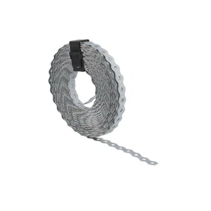 Lochband, Montageband,Metallband GEWELLT verzinkt,Rolle 17mm x 10meter - Bild 1 von 1