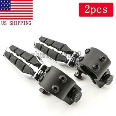 1"-1-1/4" Motorcycle Foot Pegs for Honda Shadow VT 600 700 750 1100 VT1300 Fury - Изображение 1 из 4