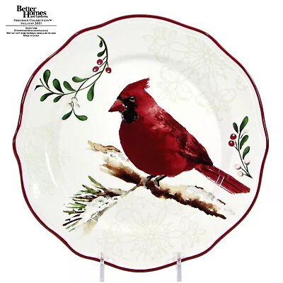 Better Homes & Gardens WINTER FOREST - CARDINAL 8,75" Ensalada Plato Heritage 2011 Foto 1 de 4