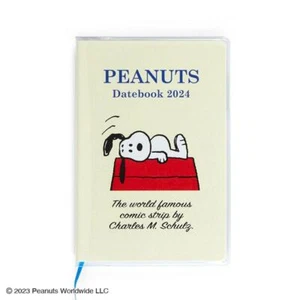 PEANUTS Snoopy 2024 Schedule Book Monthly Pocket Datebook Sanrio Japan - Picture 1 of 6
