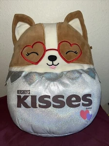 Corgi Squishmallow Toy Stuffed Animal Valentine’s Day Large Plush - Picture 1 of 5