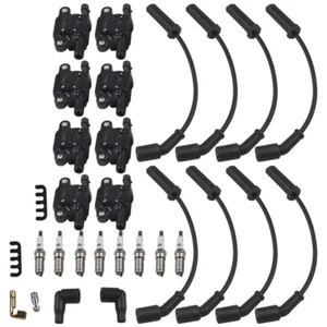Ignition Coils &Spark Plugs &Wire For 14-20 GMC Sierra 1500 Chevy Silverado 1500 - Picture 1 of 13