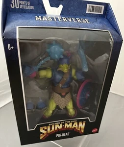 Masters Of The Universe Masterverse Sun-Man PIG-HEAD Mattel 2022 NIB - Picture 1 of 9