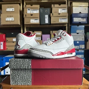 UK 8 - Air Jordan 3 Retro - Cardinal Red - Bild 1 von 8