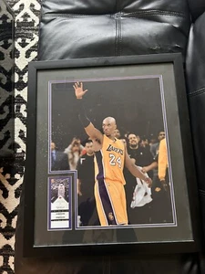 Kobe Bryant Custom Framed Championship NBA Finals Ticket Collage 25x32 - Picture 1 of 2