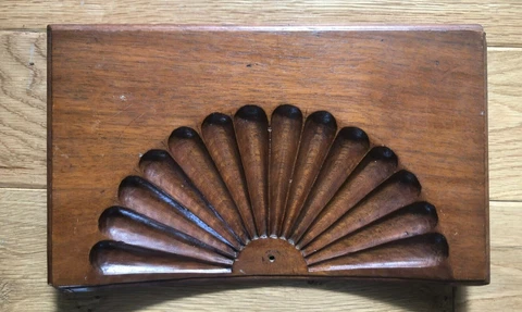 Period Antique Chippendale Carved Scallop Drawer Front 1770 American NE Cover
