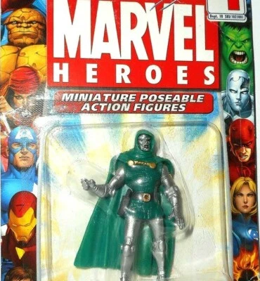 Marvel Universe Toybiz DR DOOM Heroes miniatura posable Fantastic Four ff sin usar, en caja Foto 1 de 2
