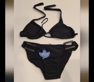 Buzios Brazilian 2pc Leather Square Bikini Set - Picture 1 of 10