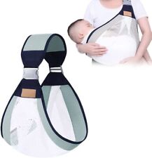 Ergonomiczny pasek dla niemowląt na jedno ramię Oszczędzający pracę poliester w połowie owinięty chusta